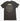 A black short-sleeve t-shirt laid flat against a light gray background, featuring a white printed schedule of Robbie Williams concert tours on the back.