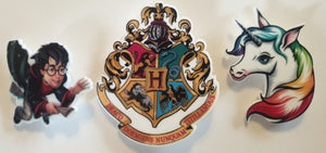 Brooch Set - Harry Potter & Unicorn