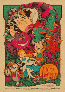 Alice in Wonderland - A3 Art Print