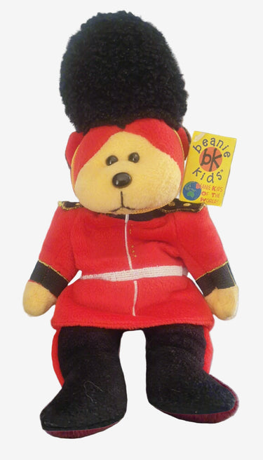 BK Beanie Kids Bear - Windsor the English Guard Bear Vintage Dolls Toys Planet Retro NZ