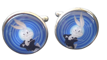Bugs Bunny Conductor Cufflinks planet retro nz