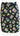 Colorful owl patterned skirt on a black background
