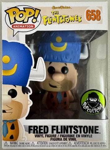 Funko Pop Vinyl - Fred Flintstone (Popcultcha) #658 new vintage toys collectables planet retro nz