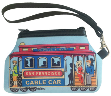 San Francisco Cable Car Coin Purse New Vintage Accessories Planet Retro NZ