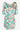Floral dress with a colorful pattern on a white background
