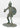 Small Italian cast bronze gladiator figurine with aged patina and removable helmet. A compact Roman-inspired sculptural decor piece from Planet Retro.