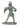 Small Italian cast bronze gladiator figurine with aged patina and removable helmet. A compact Roman-inspired sculptural decor piece from Planet Retro.