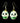 Sugar Skull Folk Art Plaster Earrings Planet Retro NZ New Vintage Jewellery 2