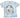 T-shirt with a husky tie-dye design on a white surface