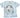 T-shirt with a husky tie-dye design on a white surface
