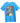 A blue vintage t-shirt featuring a graphic of Steve Urkel from the Family Matters TV series. The shirt is displayed on a hanger and has a large graphic on the front.