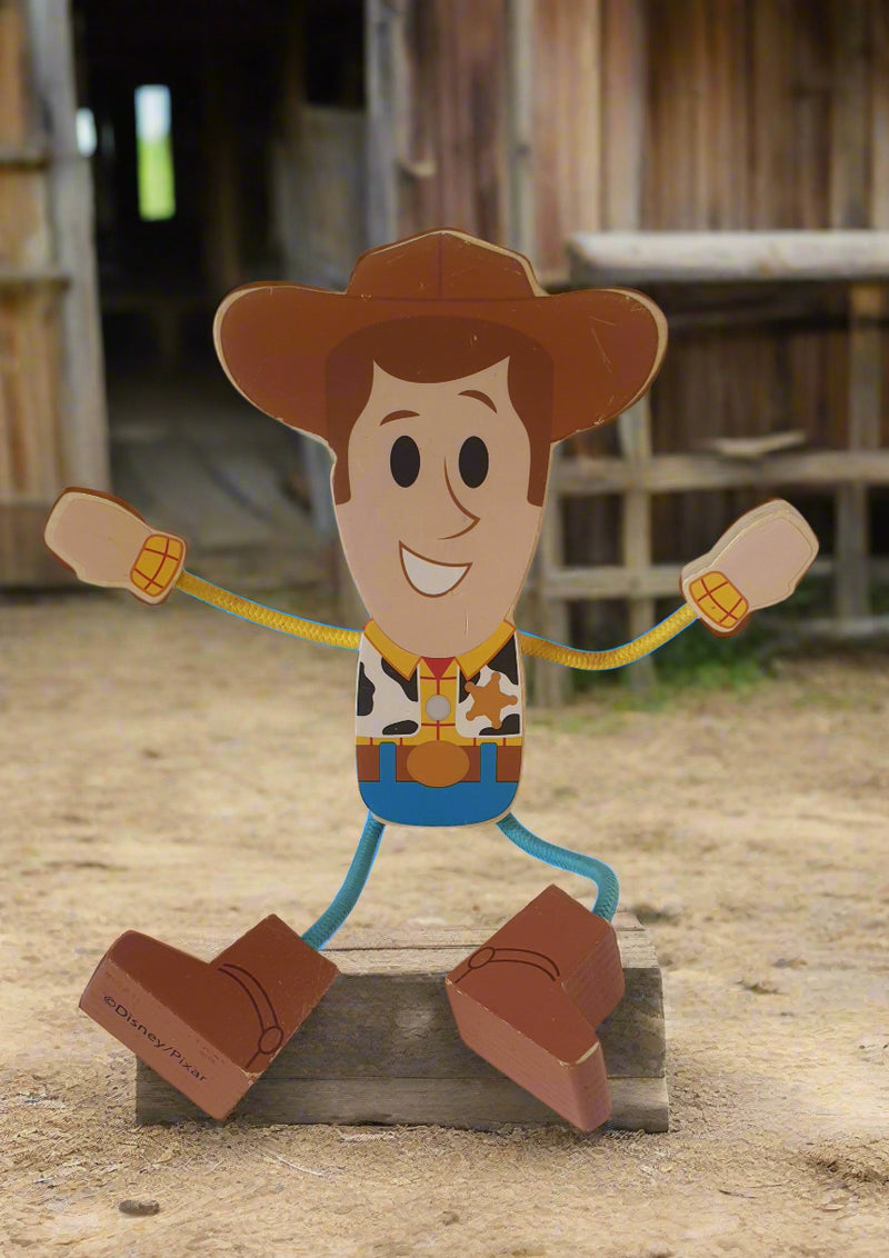 Woody Toy Story - Wooden Bendy Toy – Planet Retro