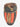 African cowhide wooden drum orange black decorative drum 20cm tall