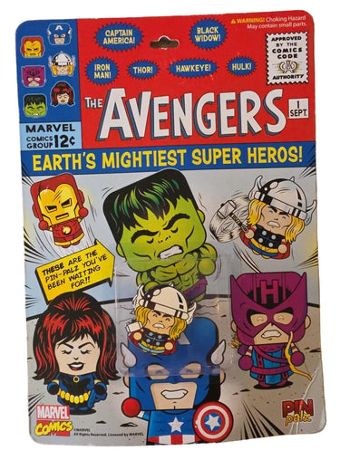 Thor Pin Palz Marvel Avengers enamel pin on original card