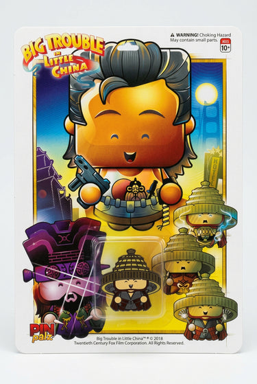 Big Trouble in Little China Rain pin on illustrated backing card