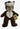 skansen bk bear buck donkey beanie plush toy doll vintage planet retro nz