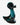 Vintage Blue Mountain Pottery green duckling ceramic figurine, 14cm tall, alternate view one