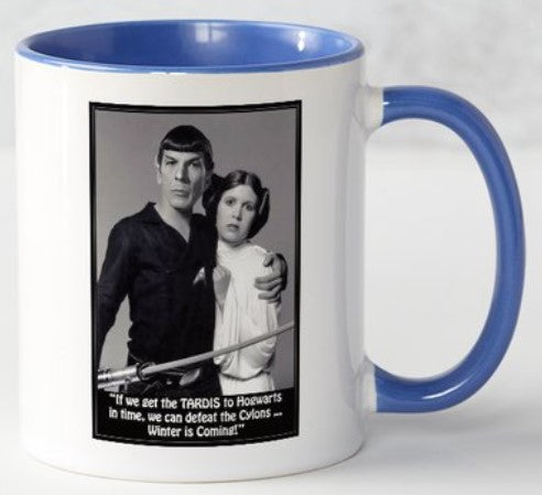Spock & Leia Coffee Mug