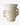 Vintage Crown Devon mini handled vase in cream glaze, made in England