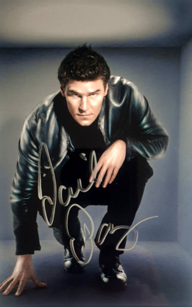 Hand-signed autograph photo of David Boreanaz as Angel from Buffy the Vampire Slayer
