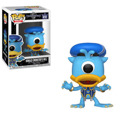 Donald Monster’s Inc Kingdom Hearts III #410 Funko Pop vinyl figure in box.