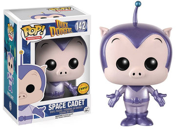 Funko Pop Vinyl figure of Duck Dodgers in a Space Cadet costume, with a limited edition sticker.