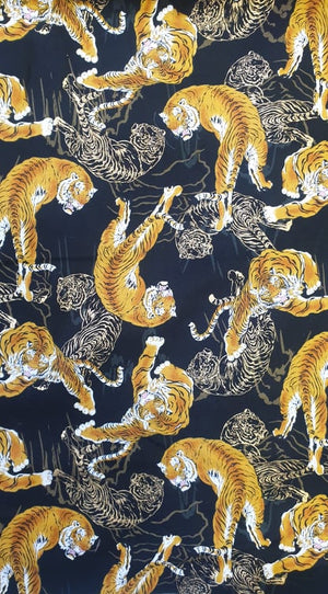 SALE Fabric - Japanese Tigers (Japan)