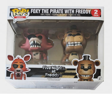 Foxy the Pirate with Freddy Five Nights at Freddy's Funko Pop 2-pack – packaging photo 1