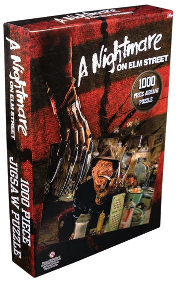 Freddy Krueger at the Diner 1000 piece jigsaw puzzle box