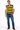 Golf Knickers Argyle Vest - Yellow & Black, view 3