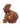 Vintage Inalco terracotta decorative figure from the 1960s–70s