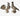 JEMA Holland No. 177 and 179 pigeon figurines pair