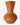 Laurel of California speckled pumpkin vase from the 1950s, mid-century ceramic decor piece, Planet Retro NZ