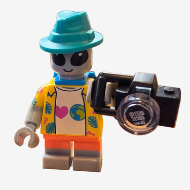Lego Alien Tourist Series 26 Space minifigure with camera accessory