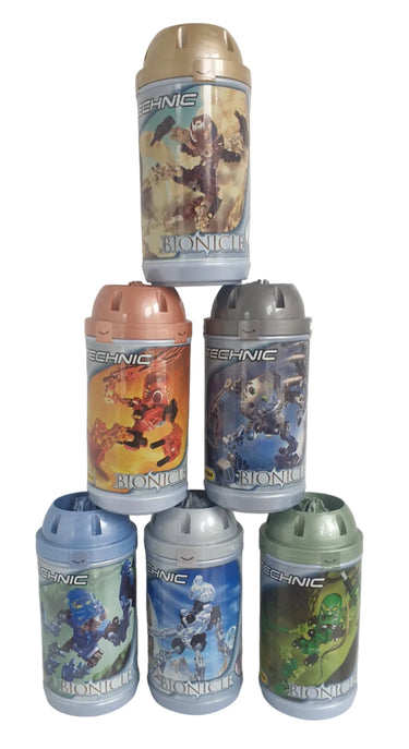 LEGO Bionicle Toa figures set featuring classic character designs and accessories