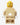Lego cute bunny minifigure from Animal Series 28 (71051) featuring white rabbit figure with printed face details displayed on a light grey background