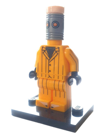 Lego The Eraser minifigure Batman Movie CMF Series 1 yellow suit with pencil eraser head