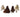 Lego minifigures Star Wars Jawa and astromech droid bundle with two Jawas and two droids