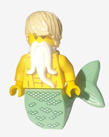Lego Ocean King minifigure Series 7 with beard incomplete