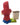 Lego parrot minifigure from Animal Series 28 (71051) featuring colourful bird with printed feather details displayed on a light grey background