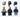 Lego Star Wars Hoth minifigure bundle with Snowtrooper Imperial pilot and Rebel trooper