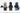 Lego Star Wars Hoth minifigure bundle with Snowtrooper Imperial pilot and Rebel trooper