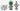 Lego Minifigures Toad Olaf and Minecraft goat on white background at Planet Retro NZ