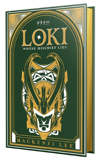Loki Where Mischief Lies hardback book by Mackenzi Lee Marvel novel front cover view Planet Retro NZ