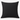 Lord and Lady Skullington cushion cover plain charcoal black reverse, filled studio view