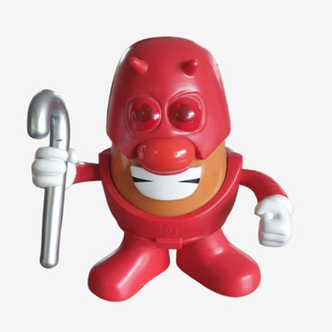 Marvel Daredevil Mr. Potato Head figure with red suit and cane accessory by Hasbro, released in 2015.