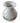 Mid-century German porcelain mini vase and matching dish set by Fürstenberg, 1950s, white glaze with green floral detail