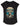 A black scoop-neck t-shirt with a graphic print of a Silver Ferns netball player and the text 'Silver Scrubbers'. The shirt has a round neckline and capped sleeves.