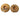 Natural burr wood sculptural candle holders pair
