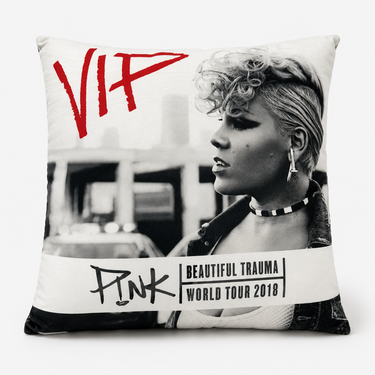 P!nk Beautiful Trauma World Tour VIP cushion pillow souvenir merchandise, approx. 41cm
